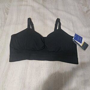 Kindred Bravely Hands Free Sports Bra Plus Size Xxl Busty Black Nursing Nwt